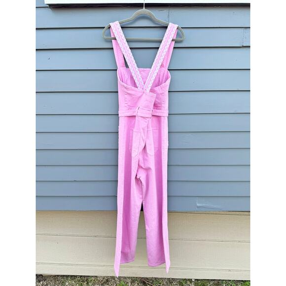 RACHEL ANTONOFF Clem Jumpsuit BonBon Pink 10 - Picture 6 of 7